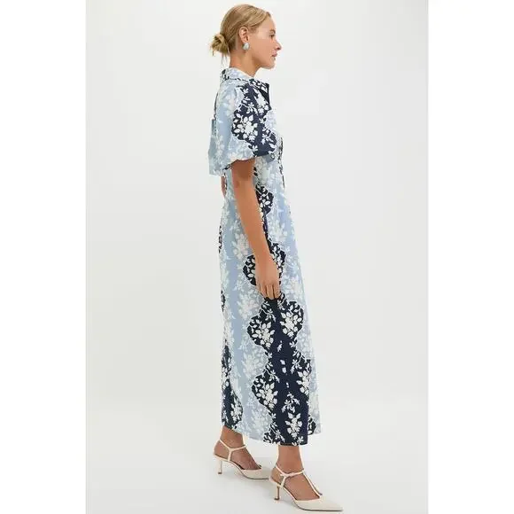 TUCKERNUCK Blue Fog Delaney Dress Size L NWT Retail $298 Tuckernuck - Picture 6 of 7